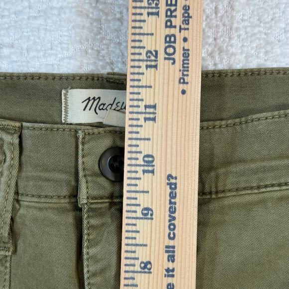 Madewell Stovepipe Fatigue Pants: TENCEL™ Lyocell Edition olive green size 27 - Picture 6 of 8